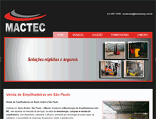 Tablet Screenshot of mactecemp.com.br